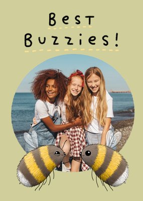 Felt Studios Cute Illustrated Best Buzzies Card