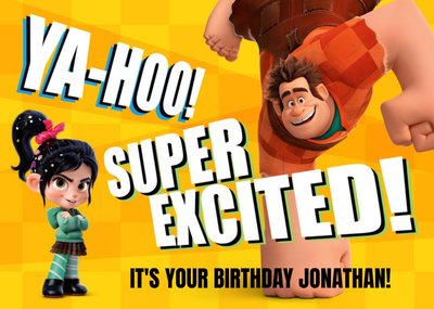 Wreck It Ralph Birthday Card