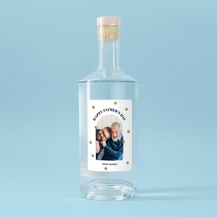 Personalised Happy Father's Day Gin 70cl