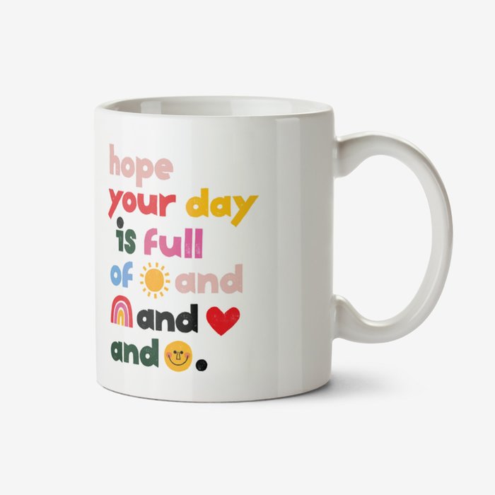 Kate Smith Co. Day Full of Emojis Photo Upload Mug