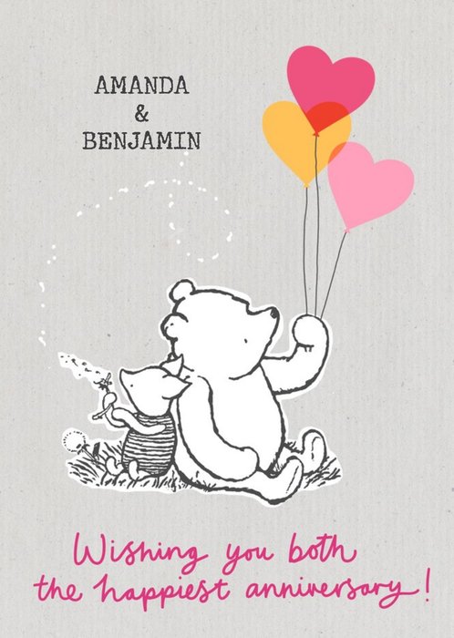 Winnie The Pooh classic - The Happiest Anniversary