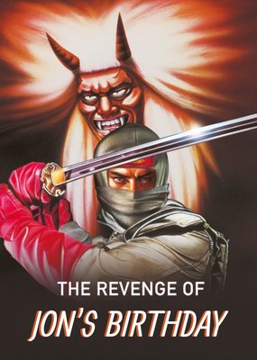 Sega Revenge Of Shinobi The Revenge Of Your Birthday Card