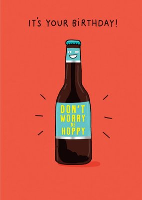 Dont Worry Be Hoppy Card