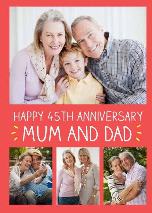 Coral Happy 35th Wedding anniversary Mum & Dad - Photo upload