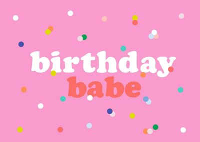 Shake It Up Birthday Babe Card