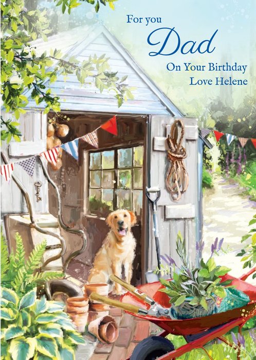 Happy Birthday Dog Card