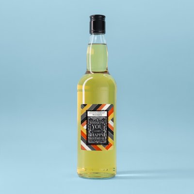 Personalised Whisking You A Happy Birthday Whisky 70cl