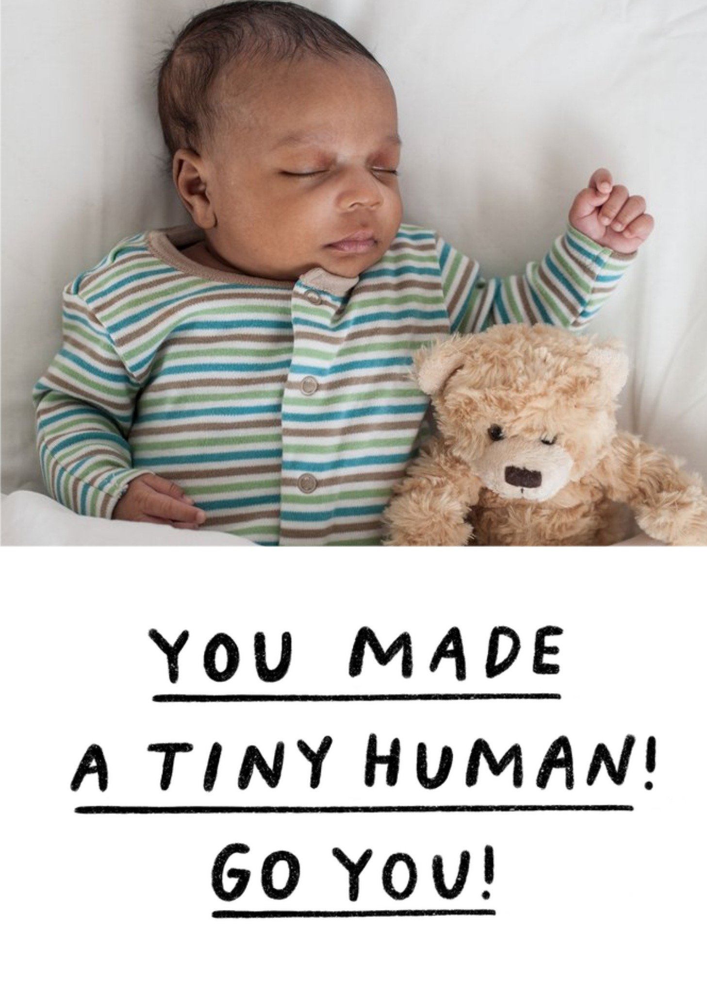 Moonpig You Make A Tiny Human Photo Upload Card