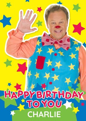 Mr Tumble Birthday Card - Happy Birthday to you