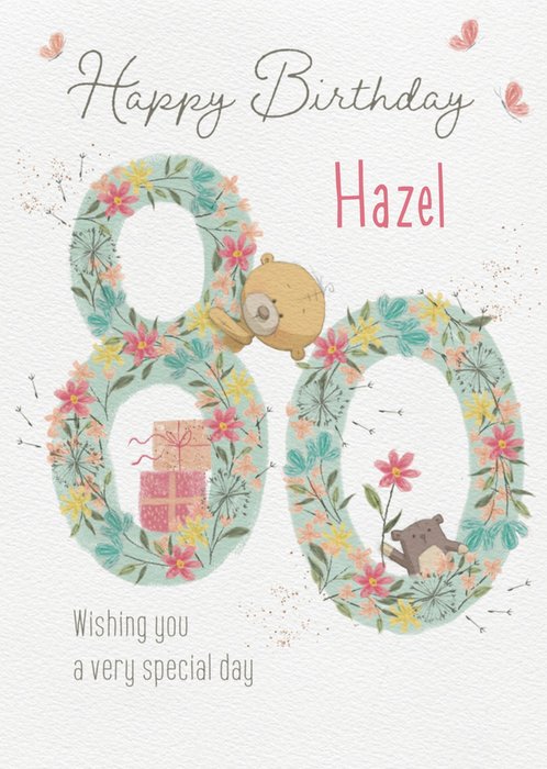 80th Birthday Card