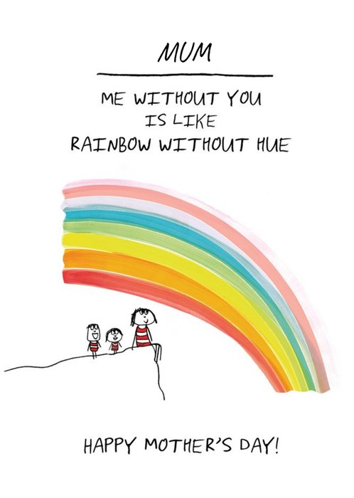 Mother's Day Card - rainbow