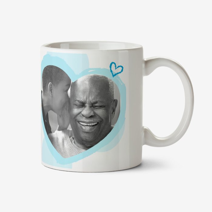 Father's Day Grandad Crayon Photo Upload Mug