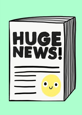 Jolly Awesome Huge News Card