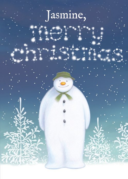 The Snowman Personalised Christmas Card