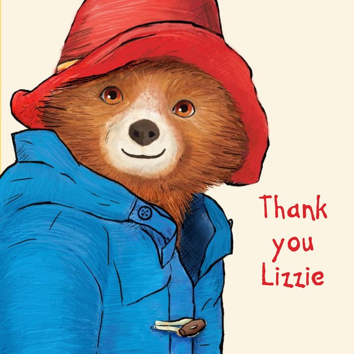 Paddington Personalisation Card