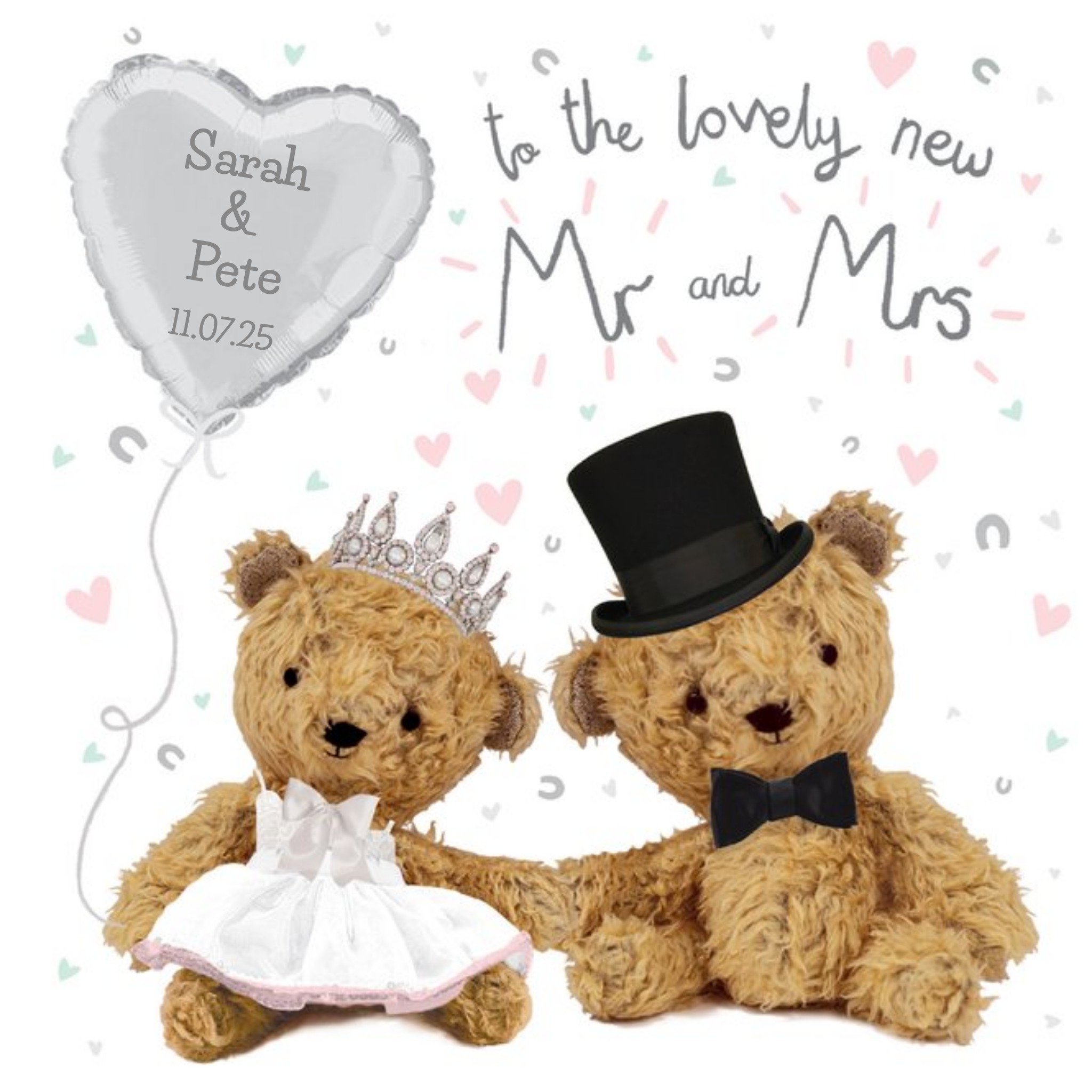 Moonpig Clintons To The Lovely New Mr & Mrs Card