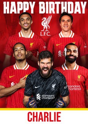 Liverpool FC Birthday Card