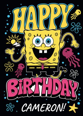 SpongeBob SquarePants Birthday Card
