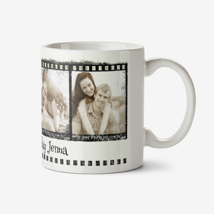 The 4 Photo Film Strip Photo Upload Mug