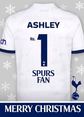 Number 1 Spurs Fan Christmas Card