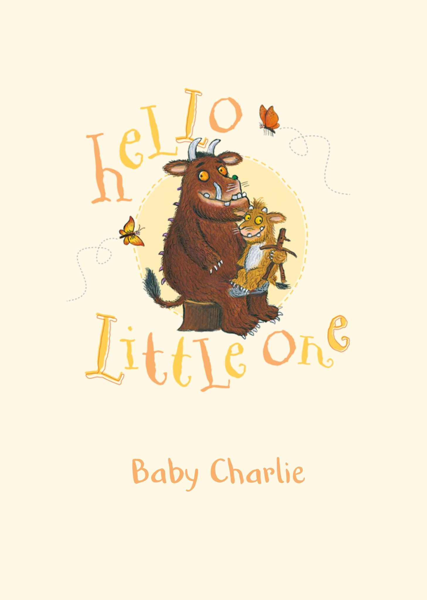 The Gruffalo's Child Hello Little One Illustrated Card