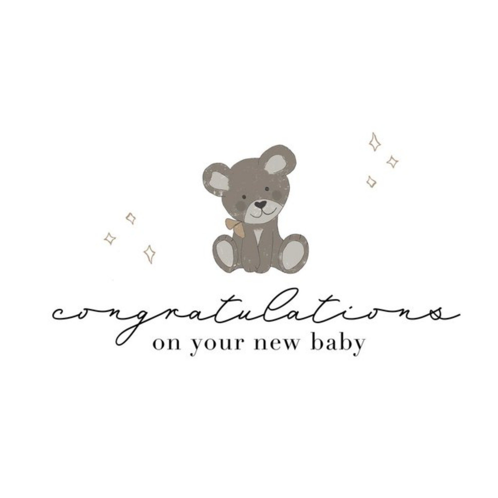 Moonpig Gabriel Neil Congratulations On Your New Baby Card