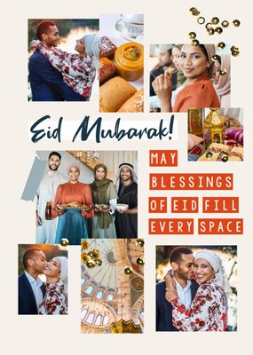 Eid Mubarak Photo Upload Card