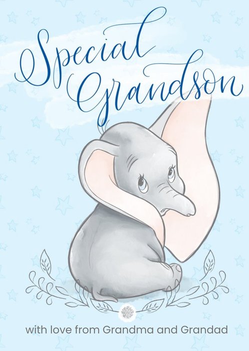 Disney Dumbo - Cute Grandson birthday card