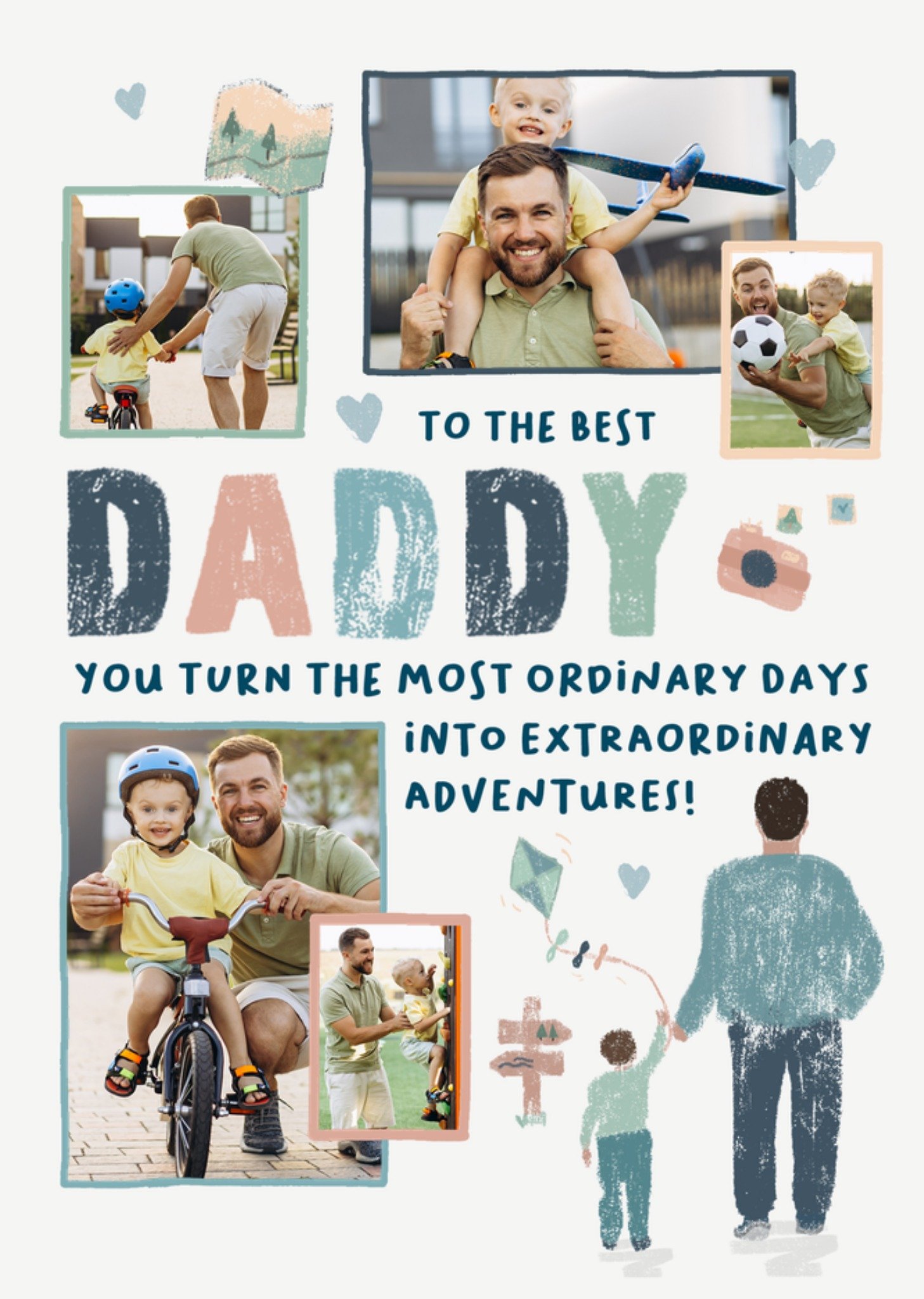 Moonpig To The Best Daddy Photo Upload Card
