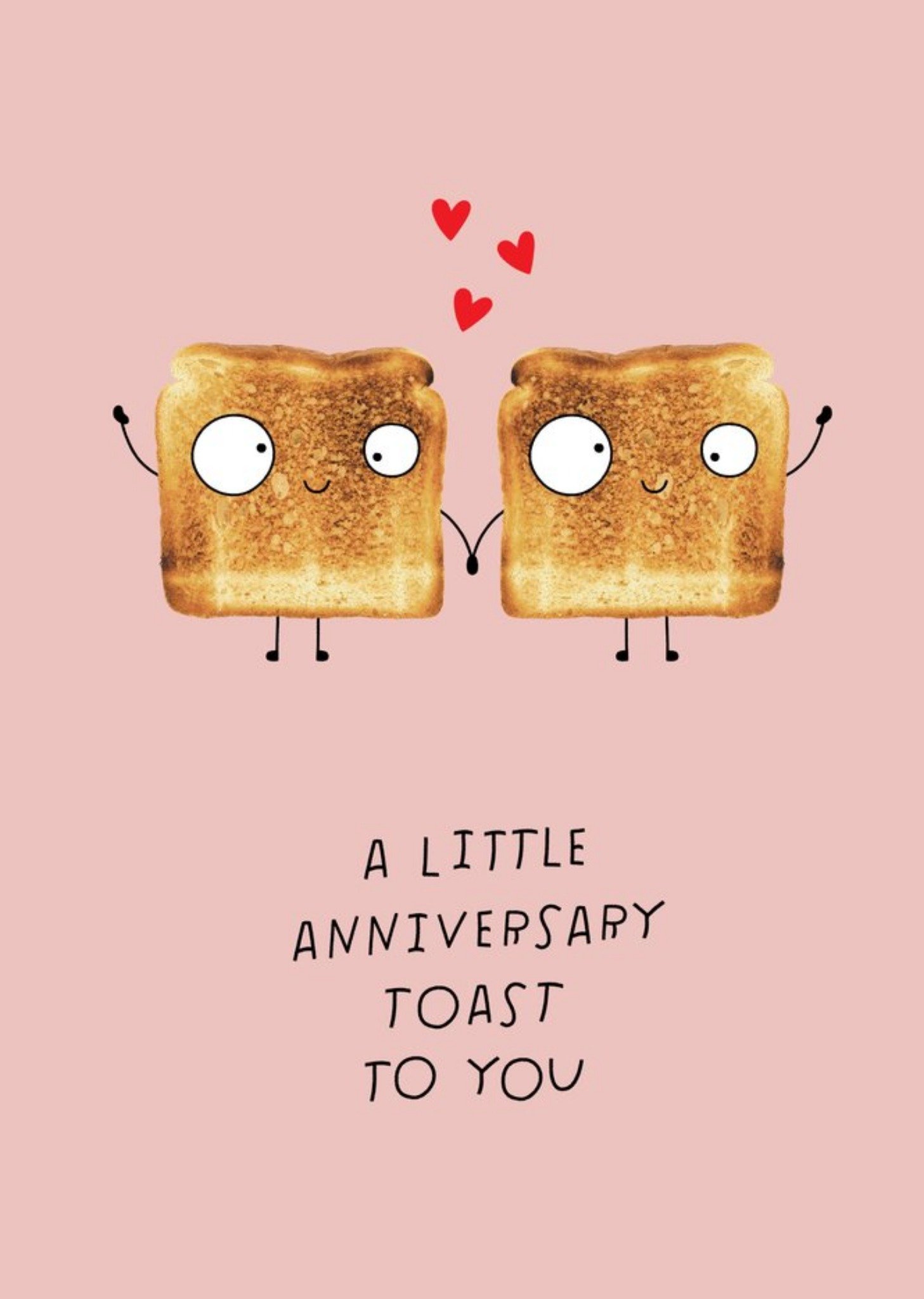 Moonpig Kate Smith Co. Little Toast Anniversary Card