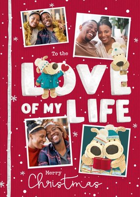 Boofle To The Love Of My Life Merry Christmas Photo Upload Card