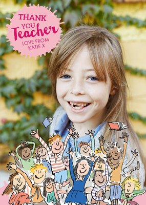 Roald Dahl Thank You Teacher Photo Card