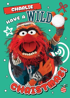 The Muppets Have A Wild Christmas Card