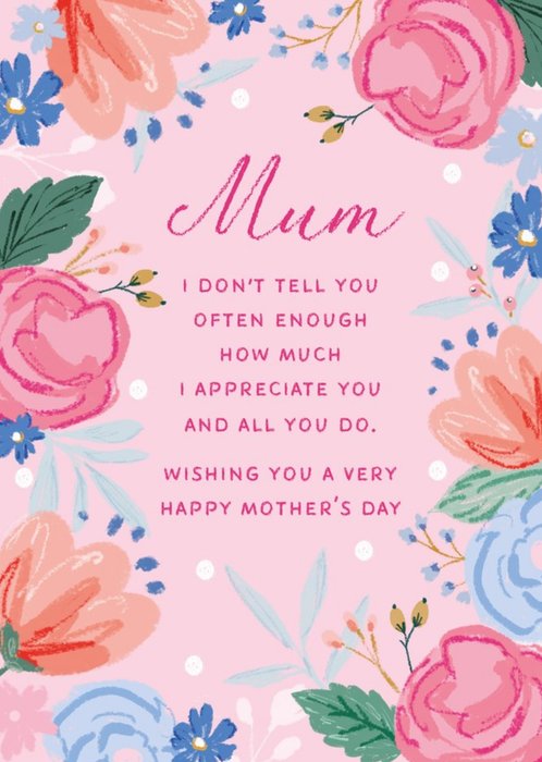 Pigment Cute Sentimental Verse Mother's Day Card | Moonpig