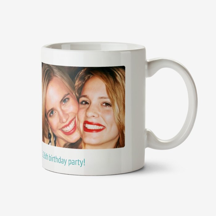 Rounded Edge Duo Photo Upload Mug