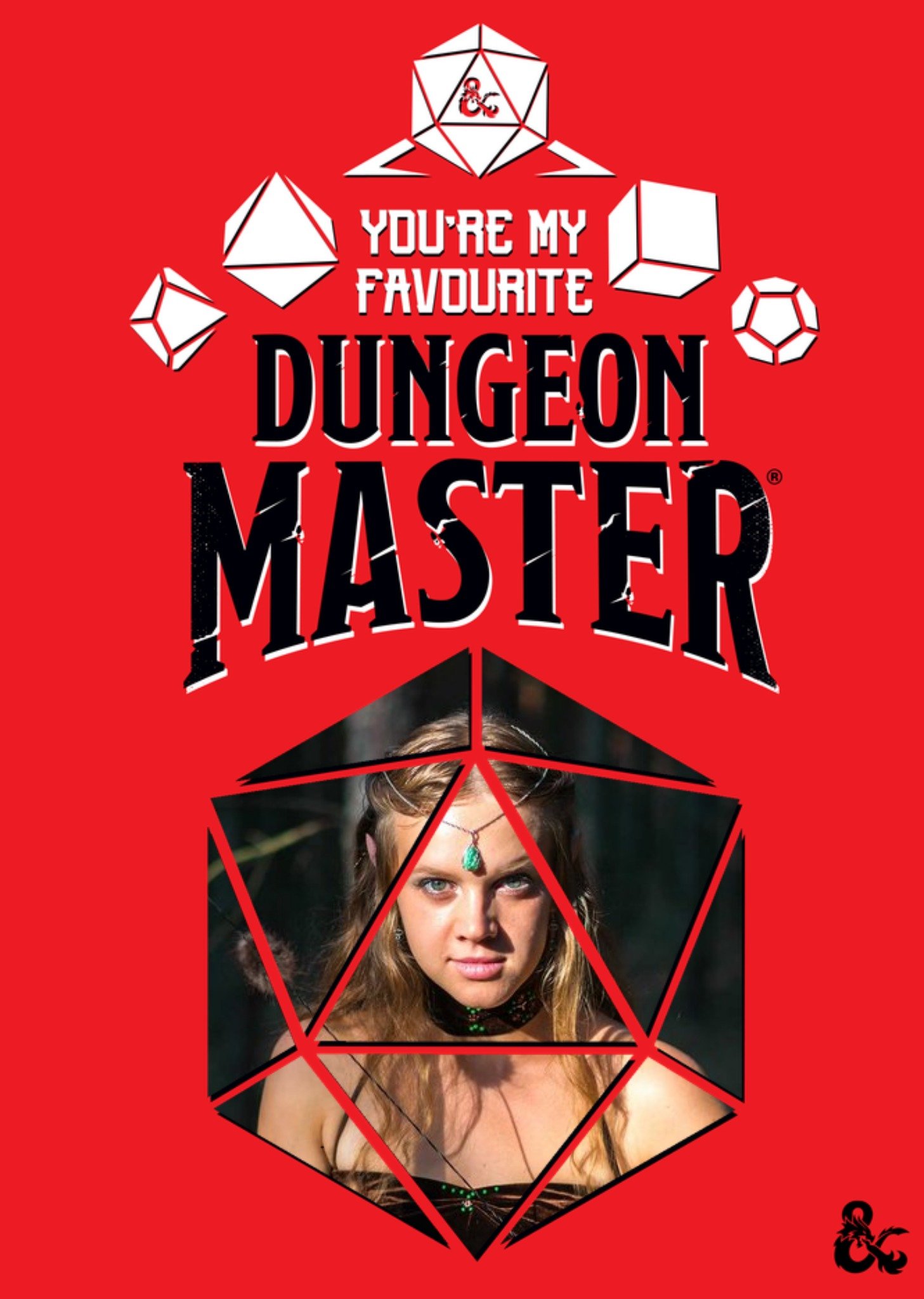 Moonpig Dungeons And Dragons Photo Upload Card