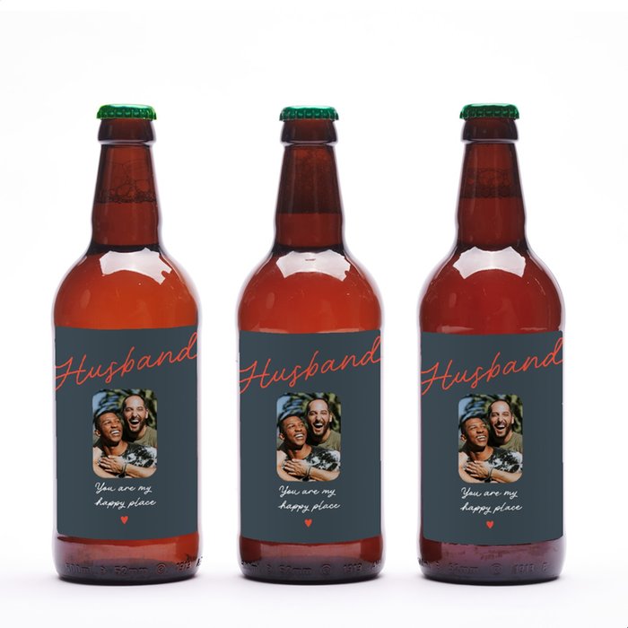 Personalised Husband Beer Trio 3x500ml