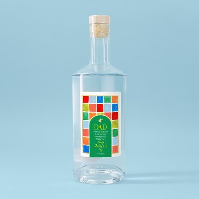Personalised Dad's Favourite Fathers Day Gin 70cl