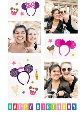 Disney Ears Photo Upload Birthday Card