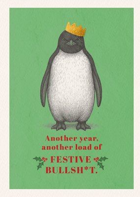 Another Year Another Load Of Festive Bullsh*t Christmas Card