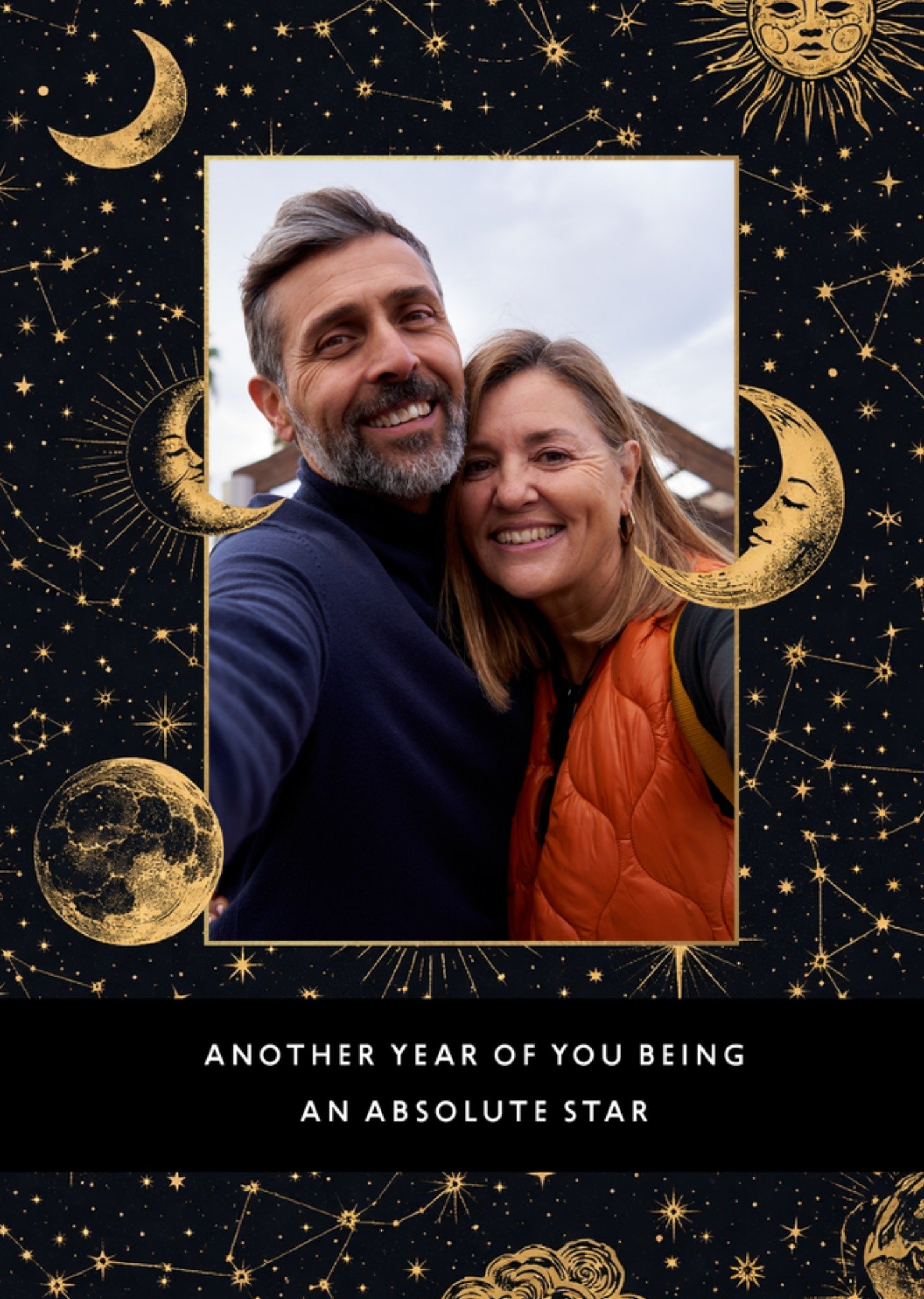 Moonpig Another Year Of You Being An Absolute Star Photo Upload Card