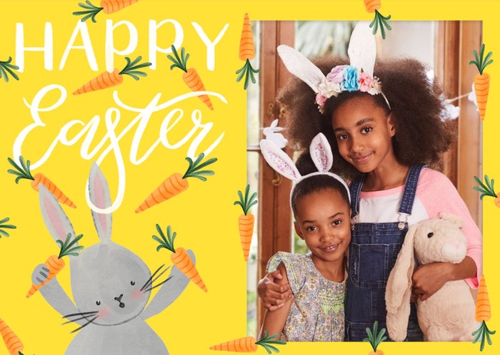 Okey Dokey Cute Photo Upload Easter Card