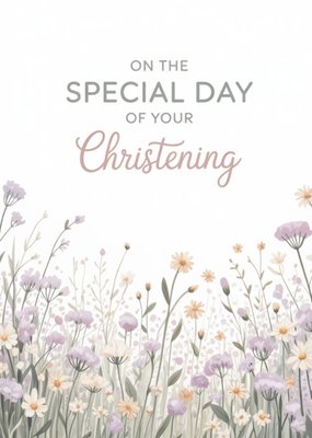 On The Special Day Of Your Christening Card