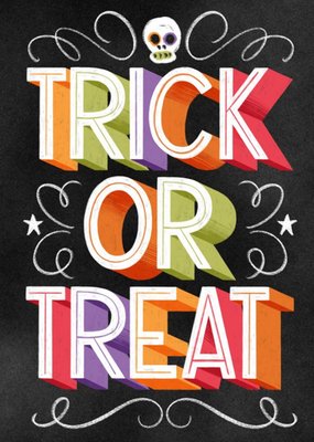 Trick Or Treat Halloween Card