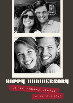 So Many Memories Photo Upload Anniversary Card