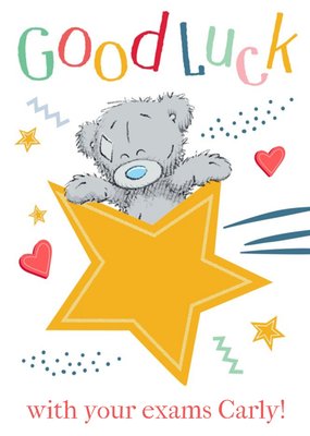 Tatty Teddy Good Luck With Your Exams Star Card.