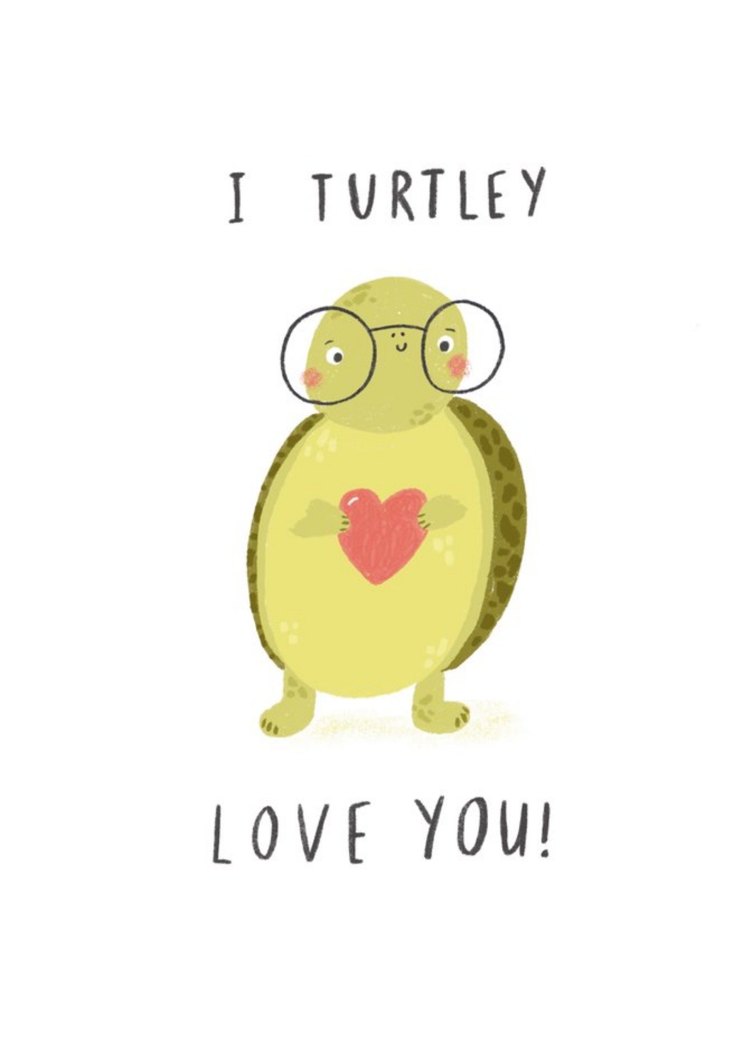 Moonpig I Turtley Love You Cute Turtle Card