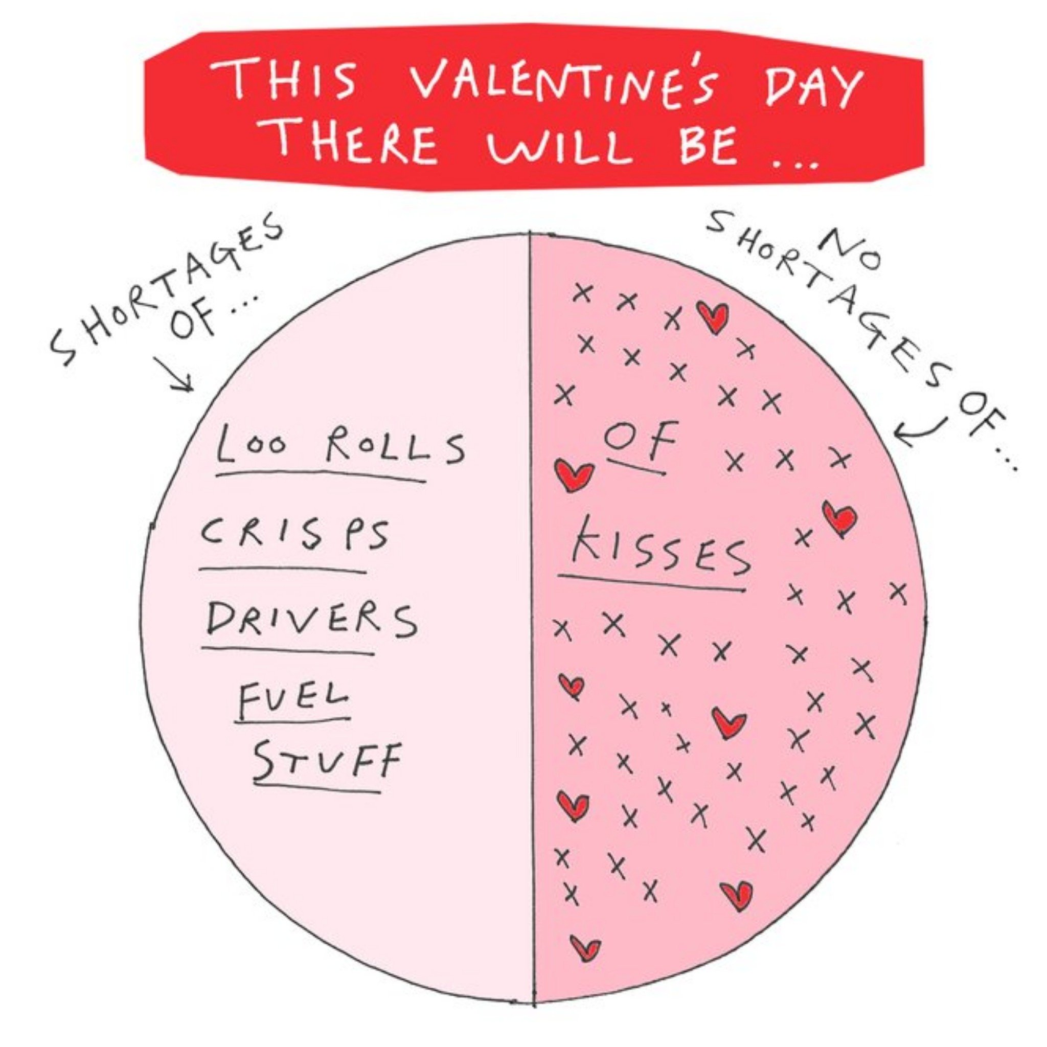 Love Hearts Felt Studios Funny Illustrated Cute Valentine's Card