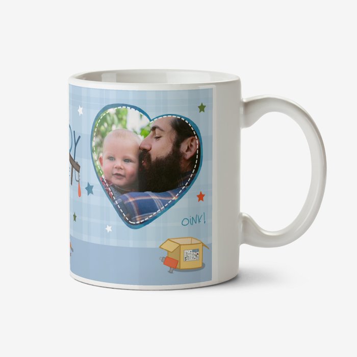 Peppa Pig Best Daddy Photo Upload Mug