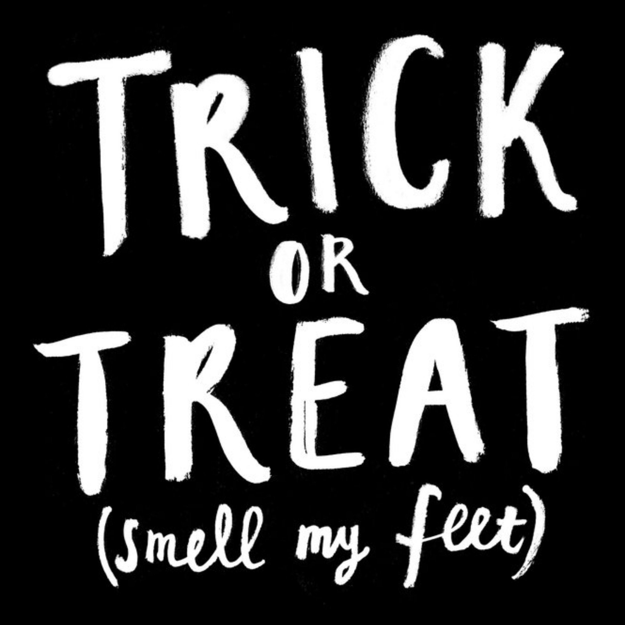 Moonpig Trick Or Treat (Smell My Feet) Funny Halloween Card